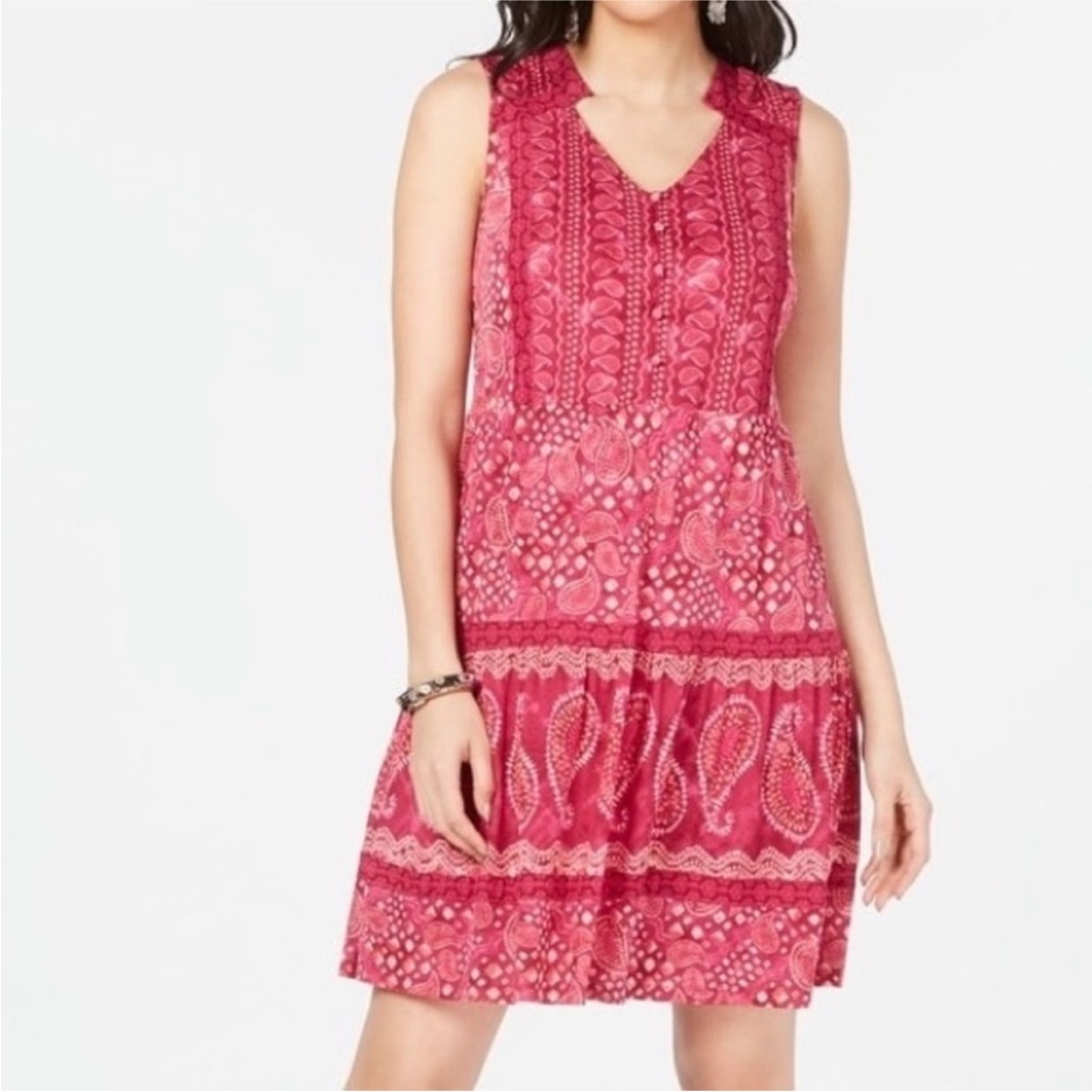 Style & Co. Fuchsia Dress Size PS